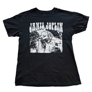 Black Janis Joplin Graphic T-Shirt medium size
Brand New